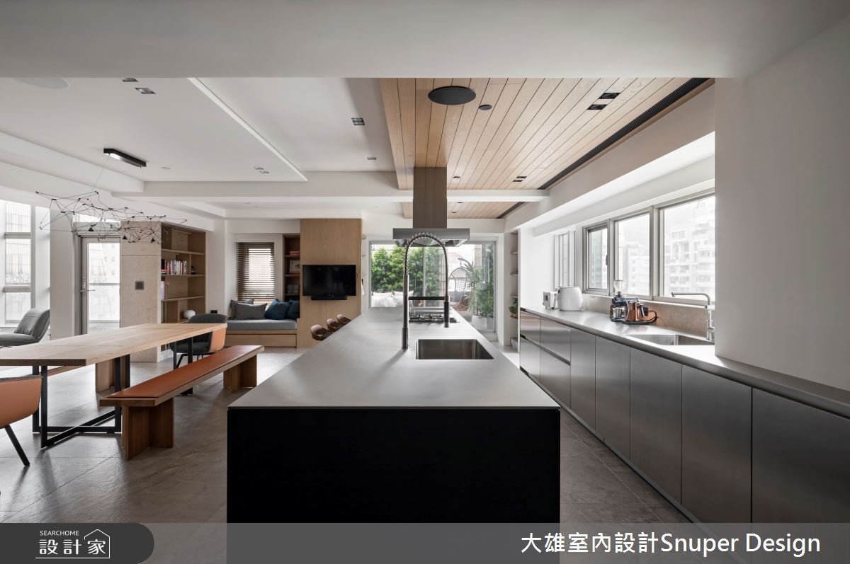 140坪老屋(16~30年)＿現代風餐廳廚房臥榻中島案例圖片＿大雄室內設計Snuper Design＿大雄_117之1