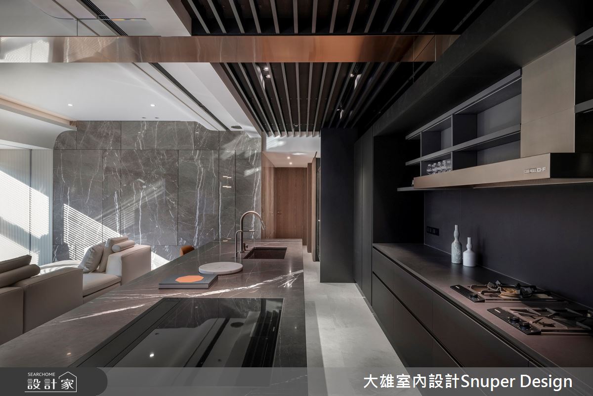 50坪毛胚屋＿現代風廚房中島案例圖片＿大雄室內設計Snuper Design＿大雄_118之17