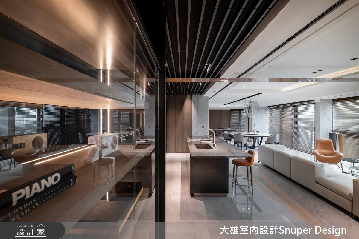 50坪毛胚屋＿現代風客廳中島案例圖片＿大雄室內設計Snuper Design＿大雄_118之19