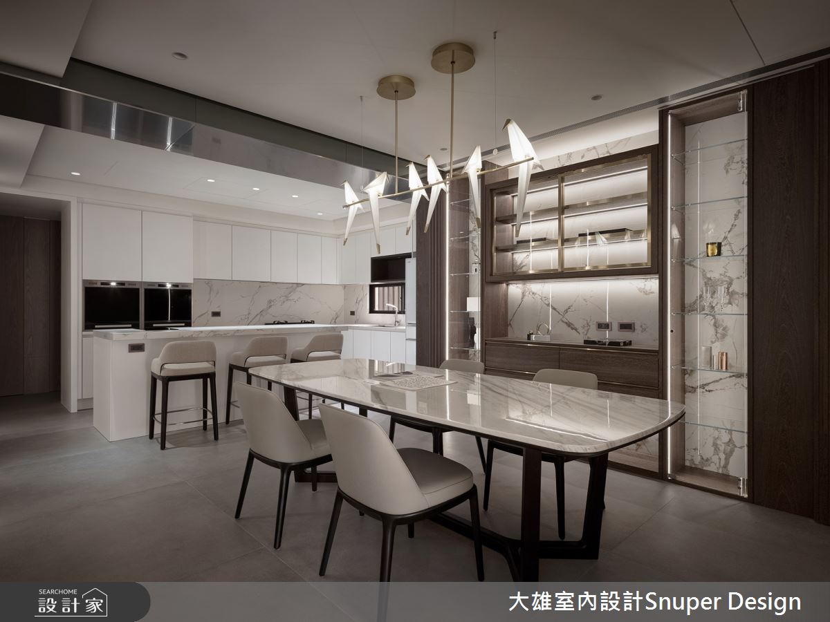 65坪中古屋(5~15年)＿現代風餐廳廚房中島案例圖片＿大雄室內設計Snuper Design＿大雄_121之10