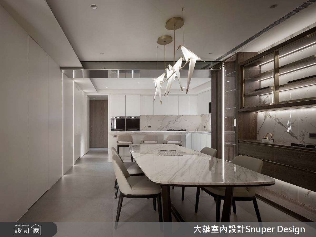 65坪中古屋(5~15年)＿現代風餐廳廚房中島案例圖片＿大雄室內設計Snuper Design＿大雄_121之11