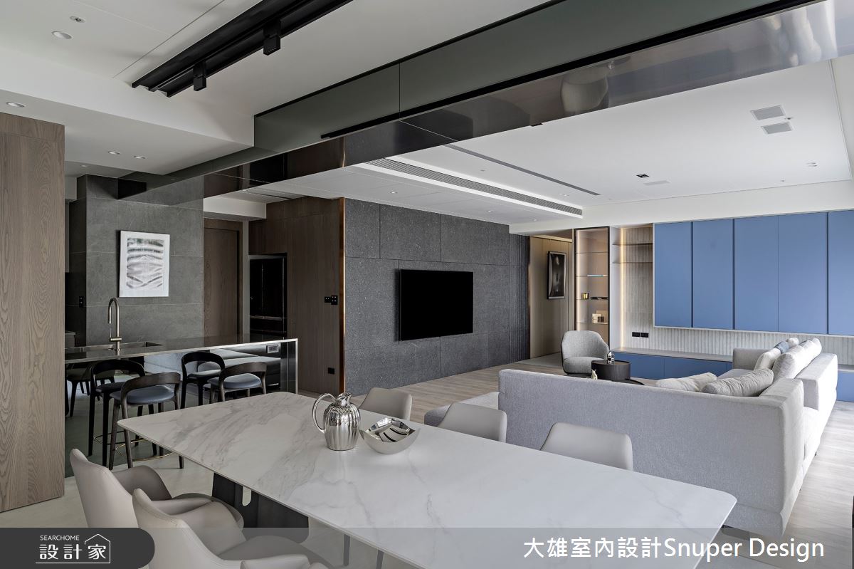 52坪新成屋(5年以下)＿現代風客廳餐廳中島案例圖片＿大雄室內設計Snuper Design＿大雄_122之15