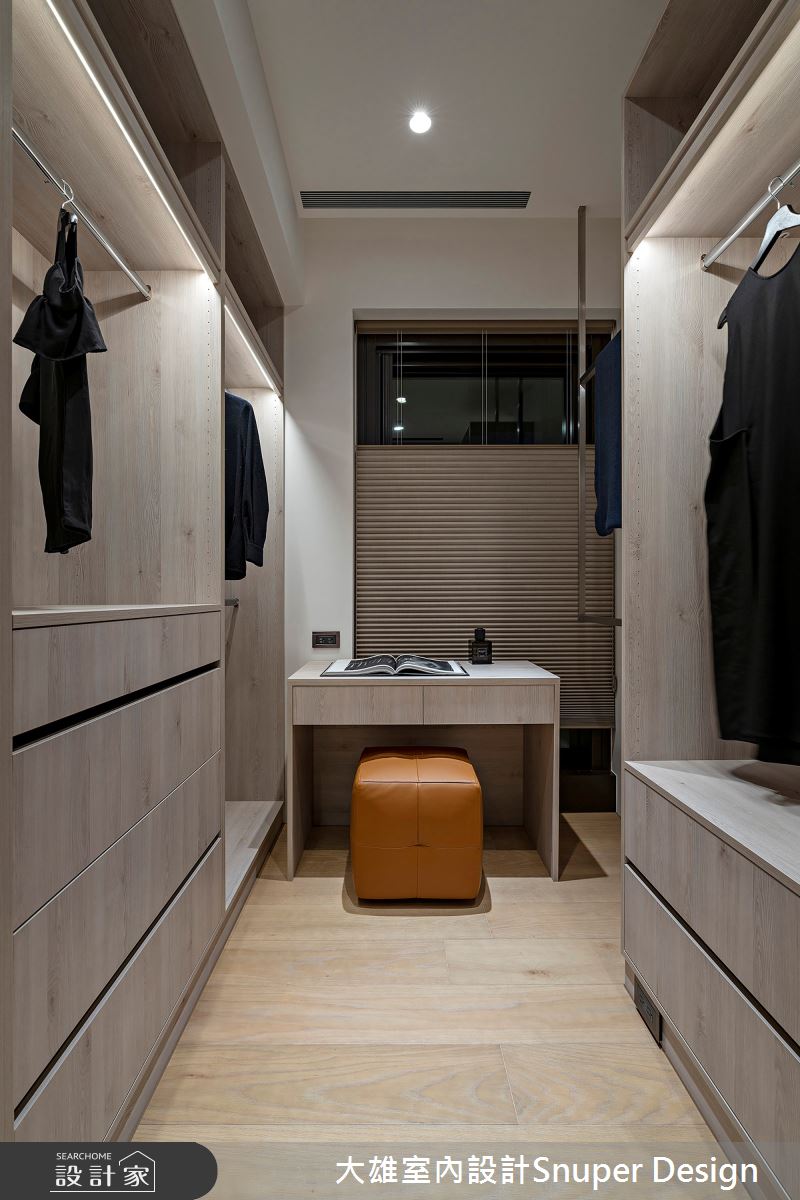 32坪新成屋(5年以下)＿現代風更衣間案例圖片＿大雄室內設計Snuper Design＿大雄_123之21