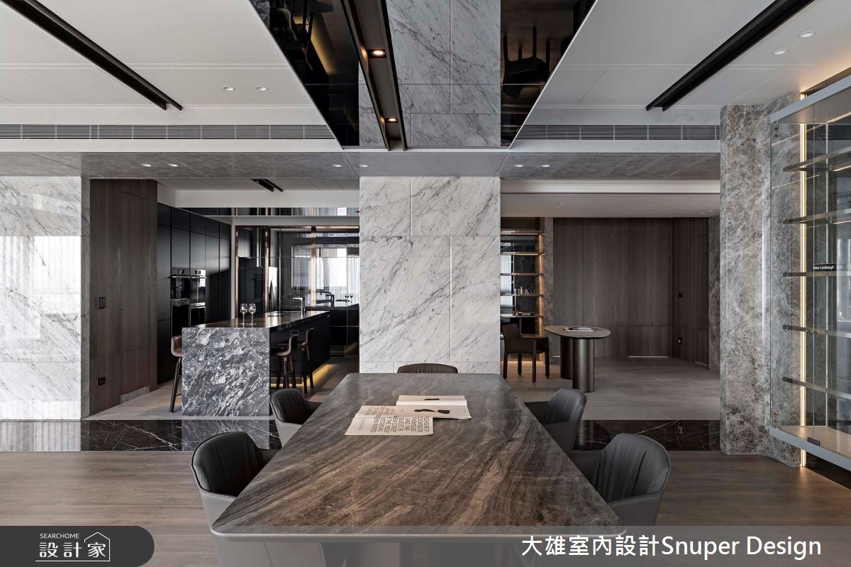 80坪中古屋(5~15年)＿現代風餐廳書房中島案例圖片＿大雄室內設計Snuper Design＿大雄_125之12