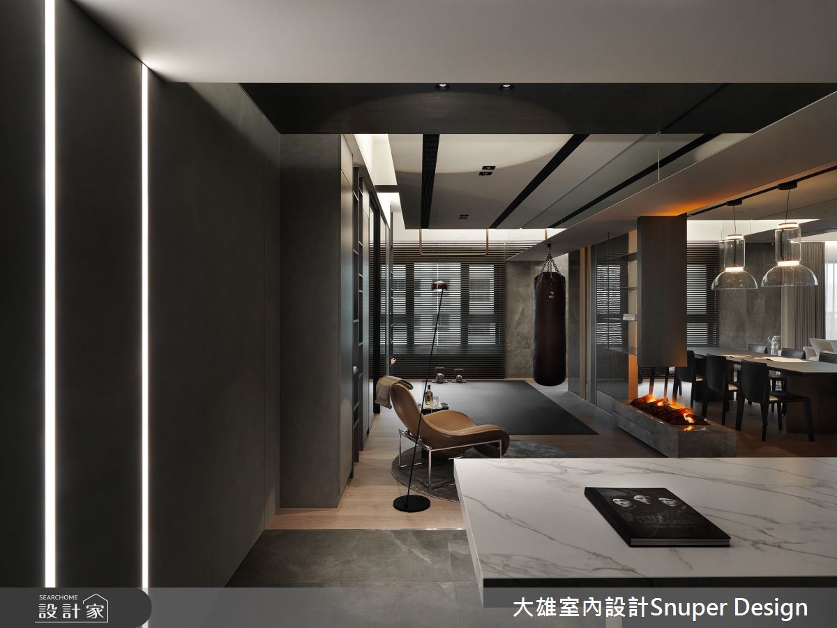 119坪新成屋(5年以下)＿現代風餐廳家庭健身房中島案例圖片＿大雄室內設計Snuper Design＿大雄_128之23