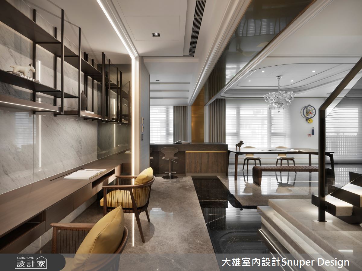 155坪新成屋(5年以下)＿美式風餐廳書房中島案例圖片＿大雄室內設計Snuper Design＿大雄_132之8