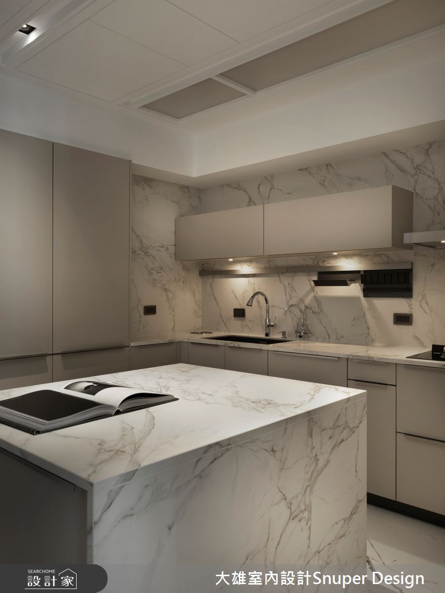 155坪新成屋(5年以下)＿美式風廚房中島案例圖片＿大雄室內設計Snuper Design＿大雄_132之31