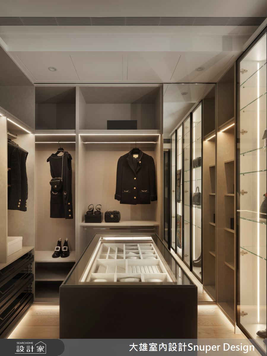 155坪新成屋(5年以下)＿美式風更衣間案例圖片＿大雄室內設計Snuper Design＿大雄_132之42