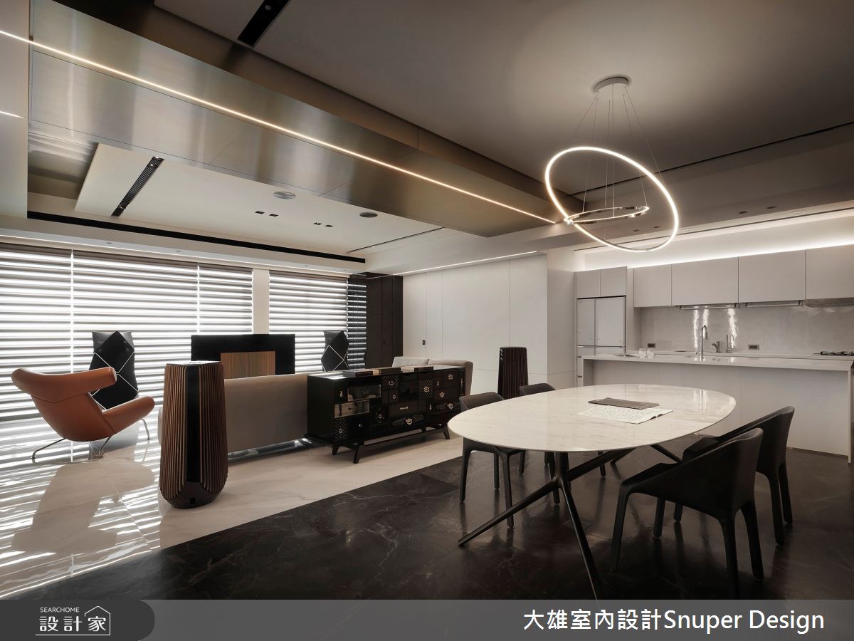 58坪新成屋(5年以下)＿現代風客廳餐廳廚房中島案例圖片＿大雄室內設計Snuper Design＿大雄_134之10