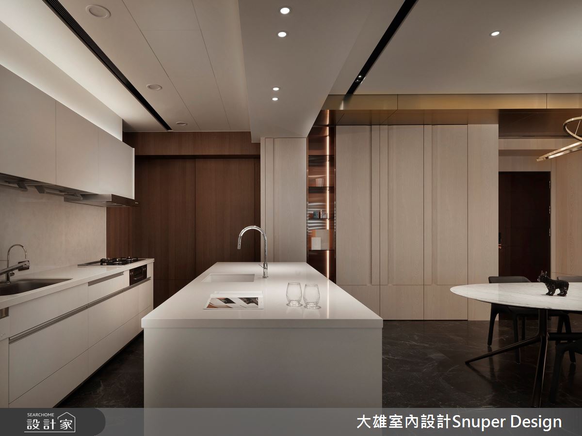 58坪新成屋(5年以下)＿現代風廚房中島案例圖片＿大雄室內設計Snuper Design＿大雄_134之14