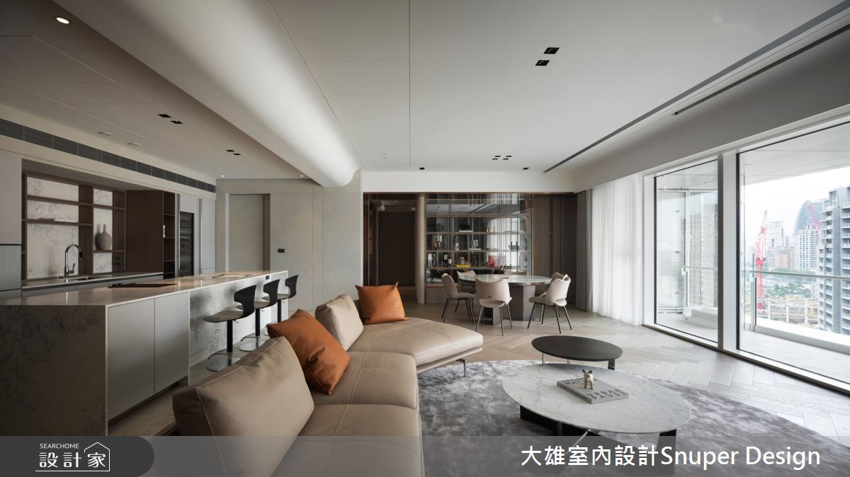 71坪新成屋(5年以下)＿現代風客廳餐廳中島案例圖片＿大雄室內設計Snuper Design＿大雄_135之5