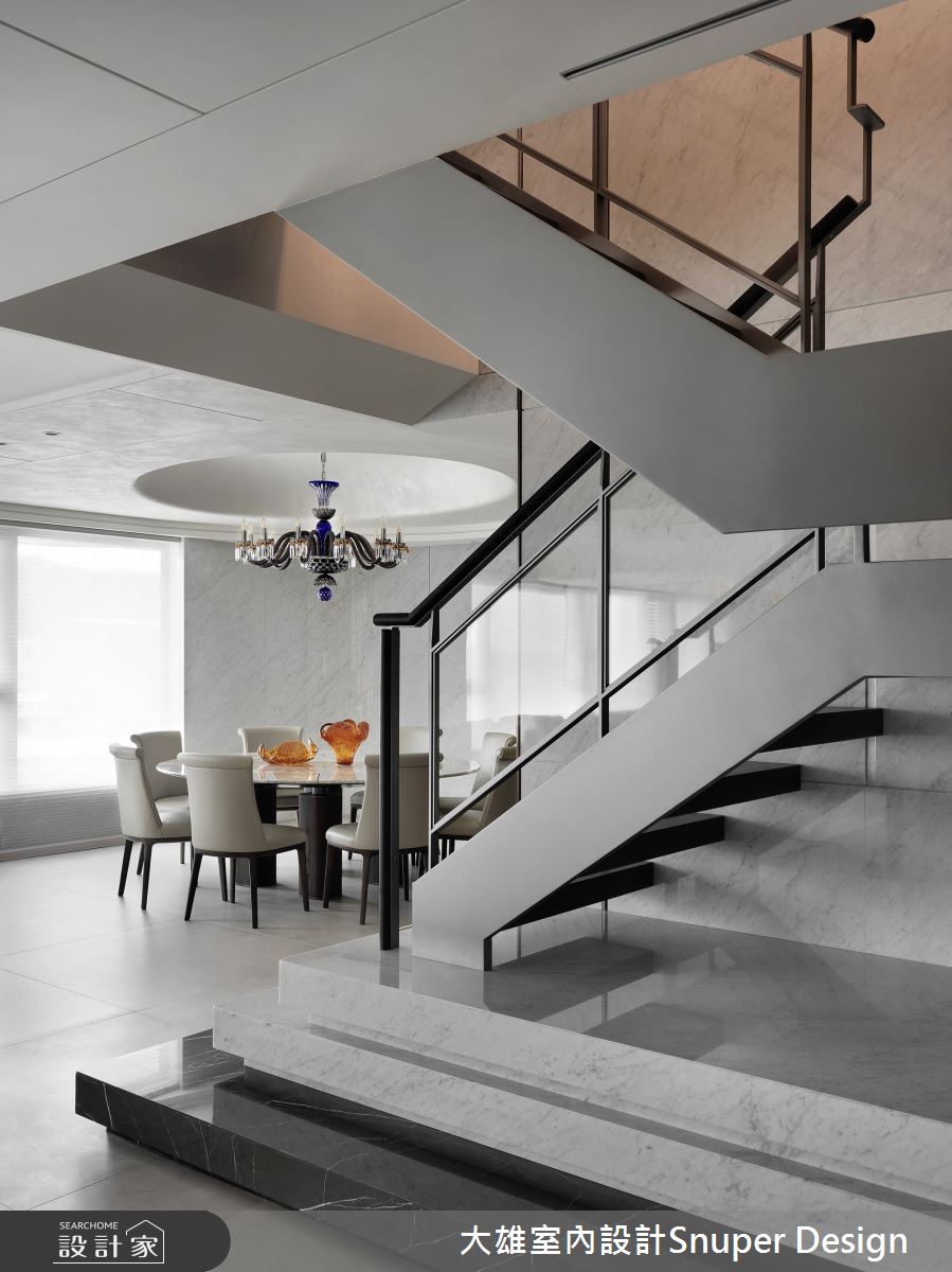 90坪新成屋(5年以下)＿現代風餐廳樓梯案例圖片＿大雄室內設計Snuper Design＿大雄_136之4