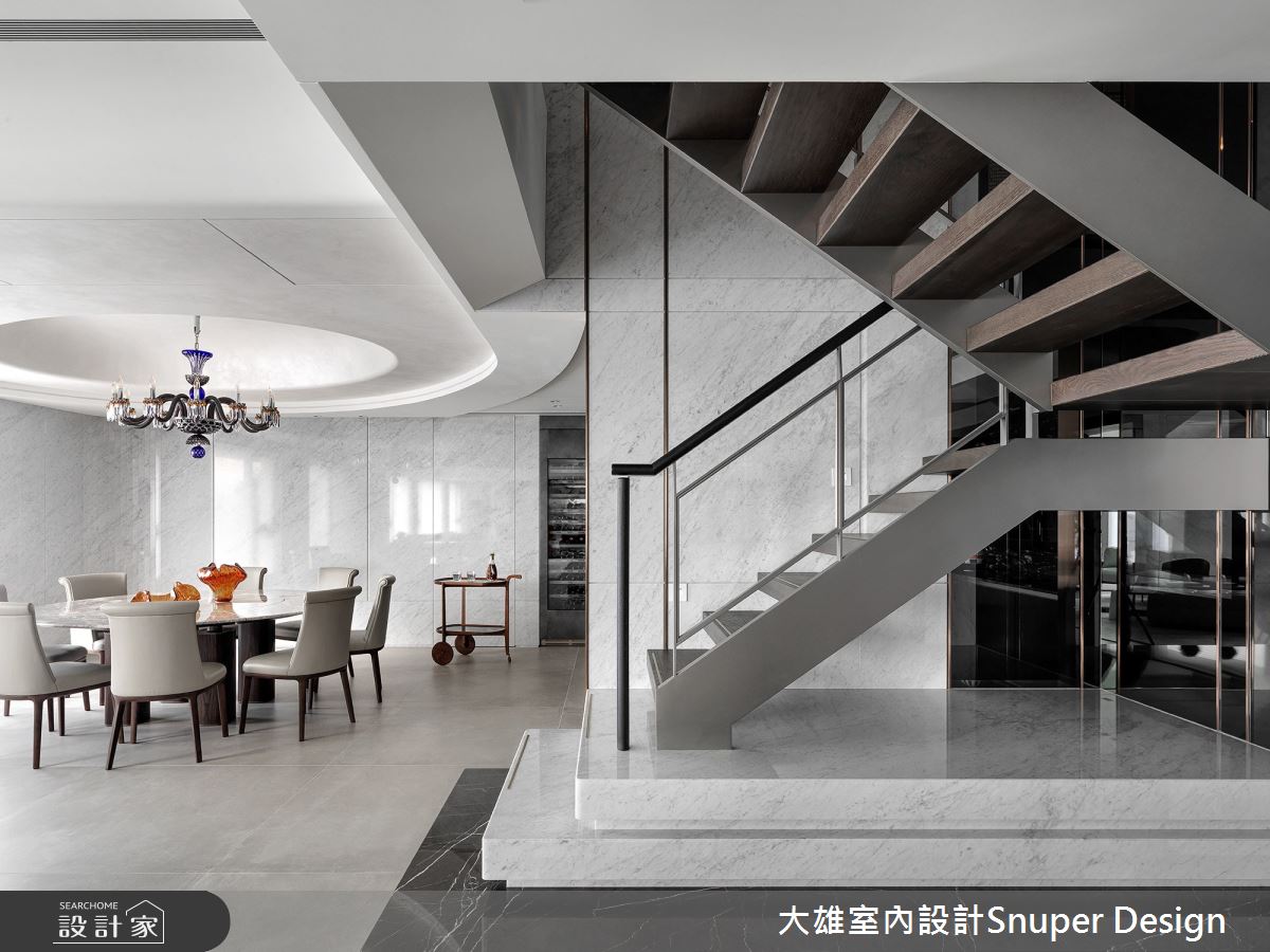 90坪新成屋(5年以下)＿現代風餐廳樓梯案例圖片＿大雄室內設計Snuper Design＿大雄_136之17