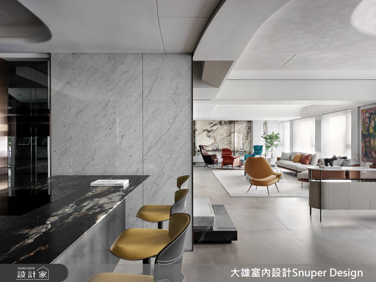 90坪新成屋(5年以下)＿現代風吧檯中島案例圖片＿大雄室內設計Snuper Design＿大雄_136之20