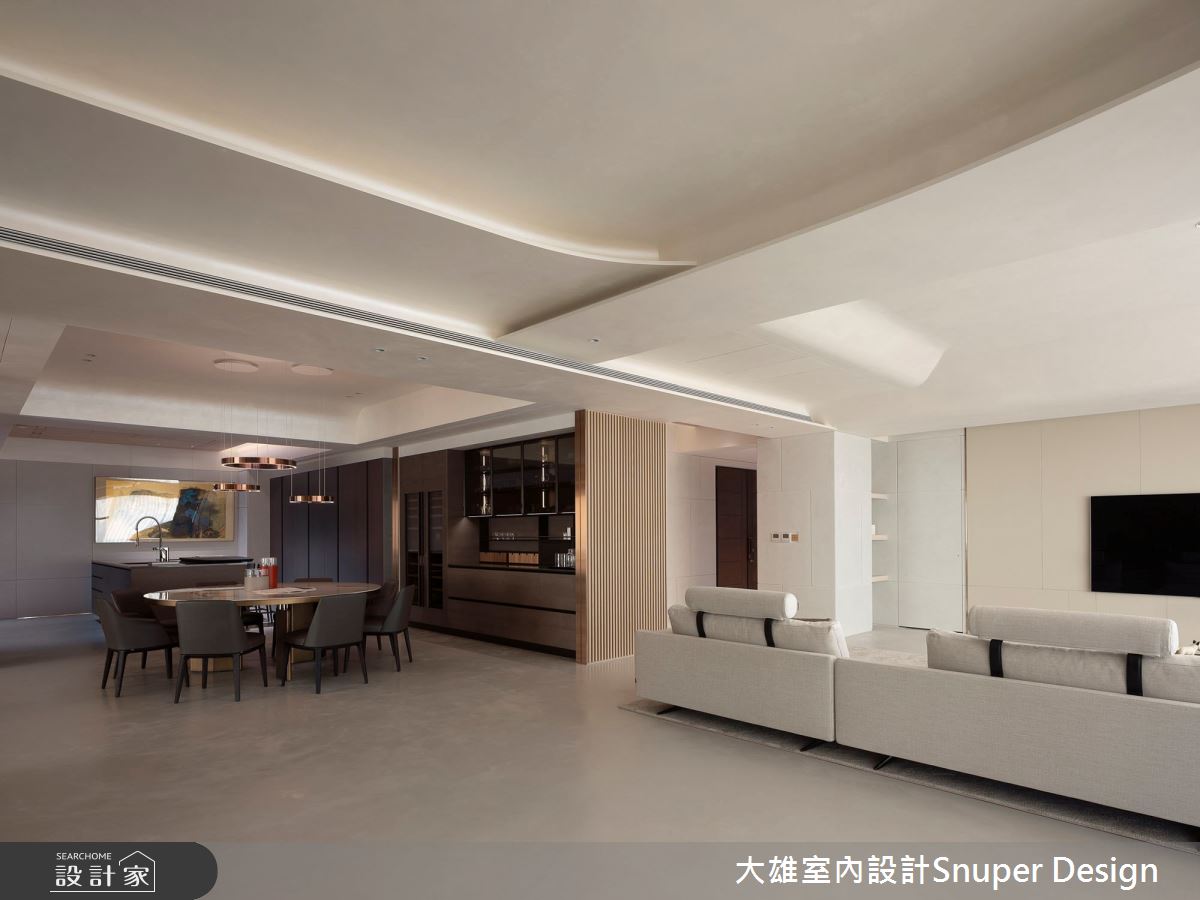 117坪中古屋(5~15年)＿現代風客廳餐廳中島案例圖片＿大雄室內設計Snuper Design＿大雄_137之12