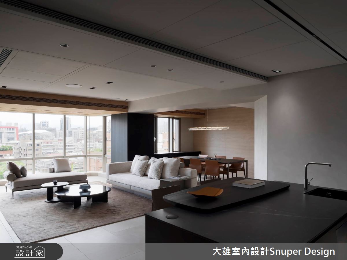 59坪老屋(16~30年)＿現代風客廳餐廳中島案例圖片＿大雄室內設計Snuper Design＿大雄_140之3
