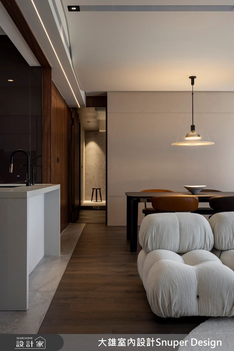 23坪新成屋(5年以下)＿現代風客廳餐廳中島案例圖片＿大雄室內設計Snuper Design＿大雄_141之4