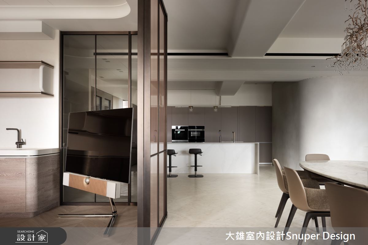 87坪中古屋(5~15年)＿現代風餐廳吧檯書房中島案例圖片＿大雄室內設計Snuper Design＿大雄_145之19