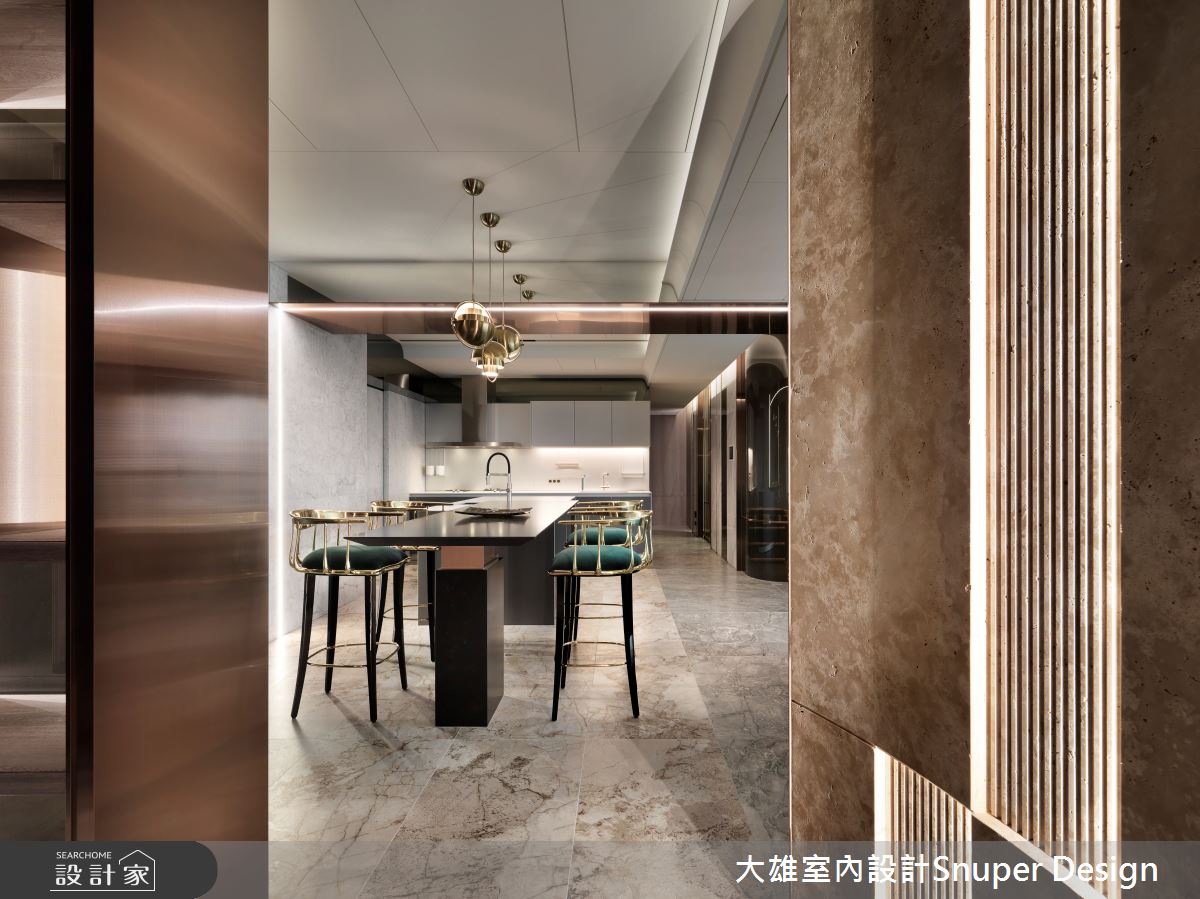 53坪新古屋(10年以下)＿現代奢華風餐廳廚房中島案例圖片＿大雄室內設計Snuper Design＿大雄_154之27