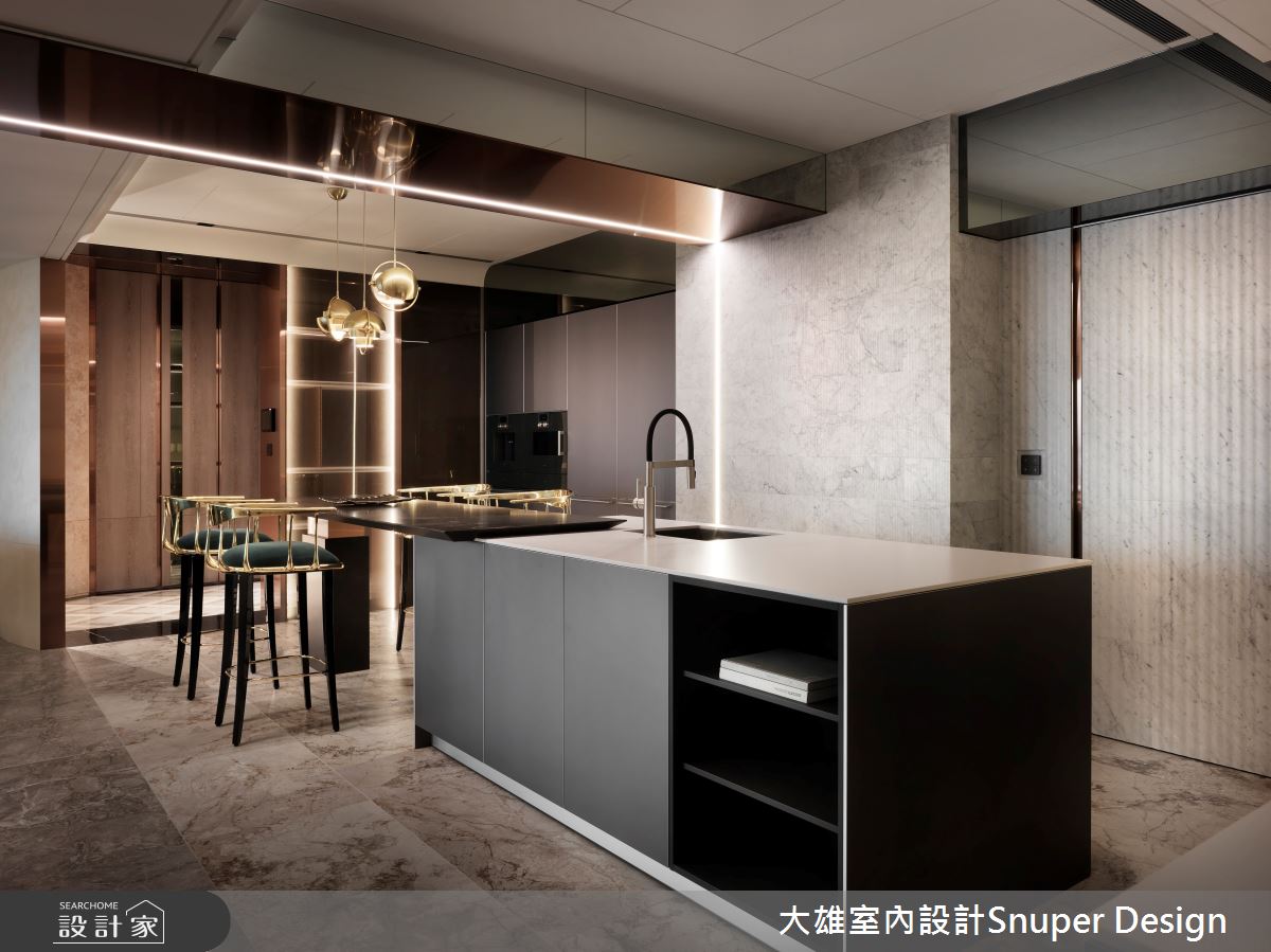 53坪新古屋(10年以下)＿現代奢華風餐廳中島案例圖片＿大雄室內設計Snuper Design＿大雄_154之21