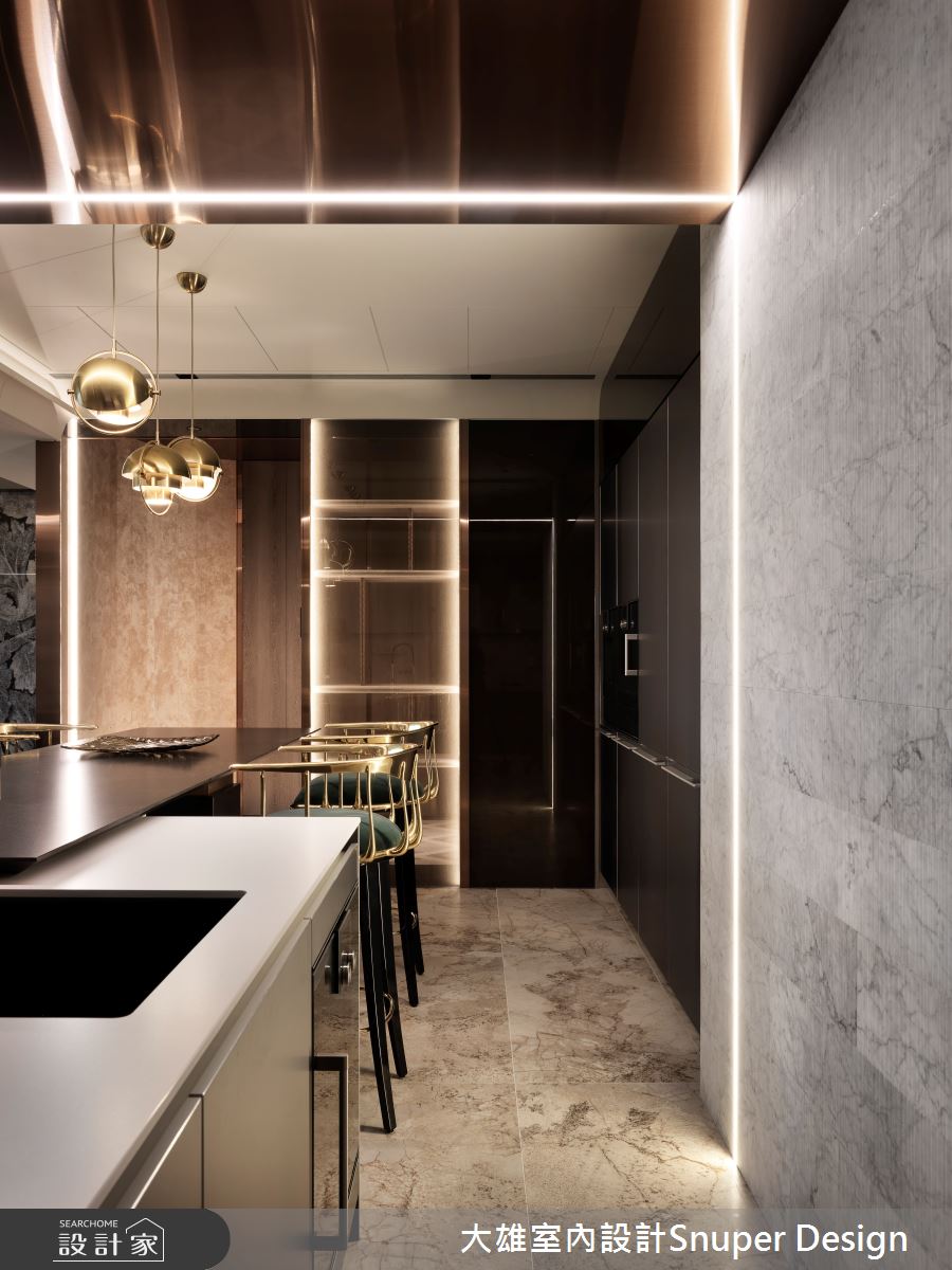 53坪新古屋(10年以下)＿現代奢華風餐廳中島案例圖片＿大雄室內設計Snuper Design＿大雄_154之23