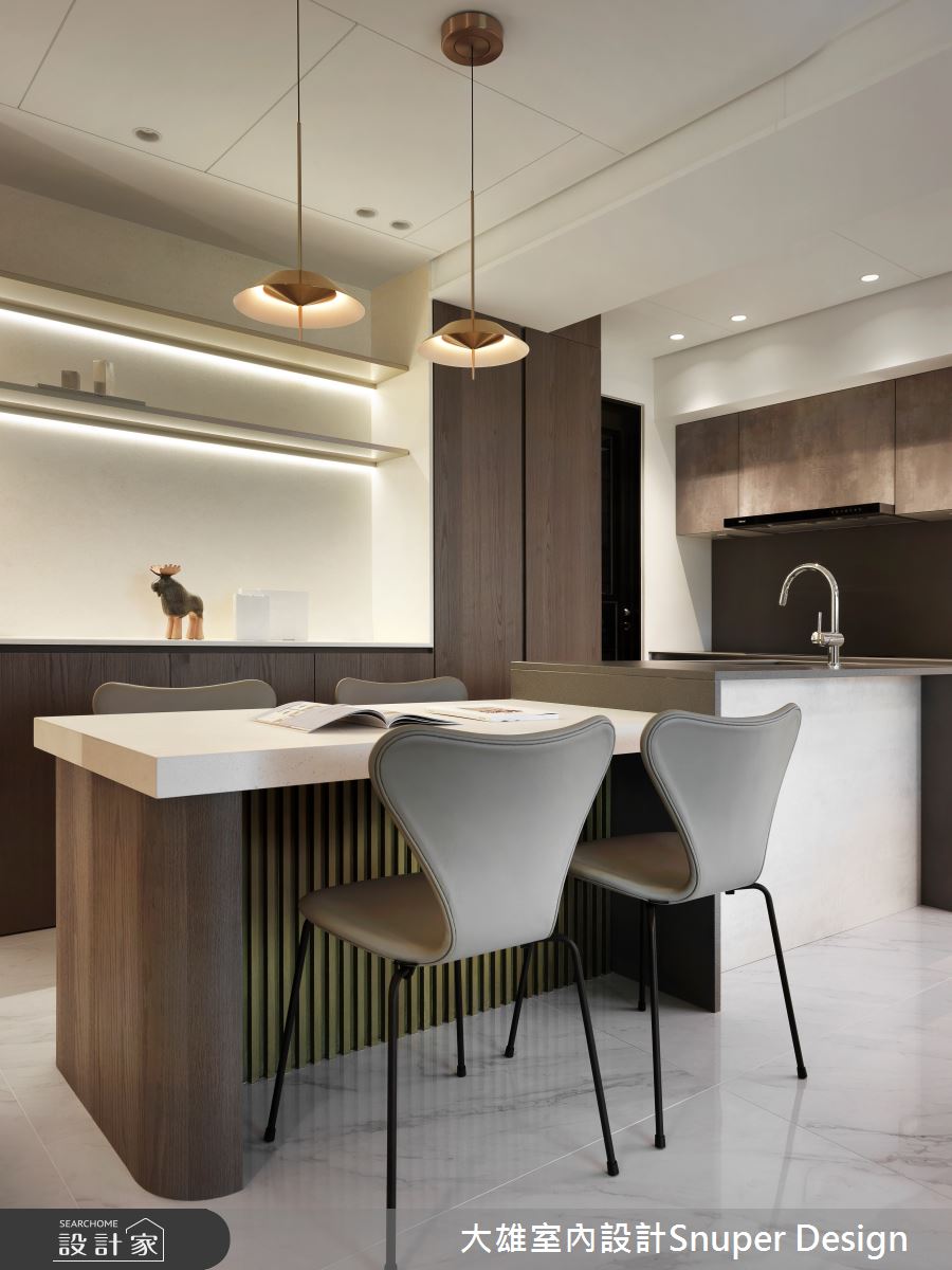 25坪預售屋＿現代風餐廳中島案例圖片＿大雄室內設計Snuper Design＿大雄_155之16