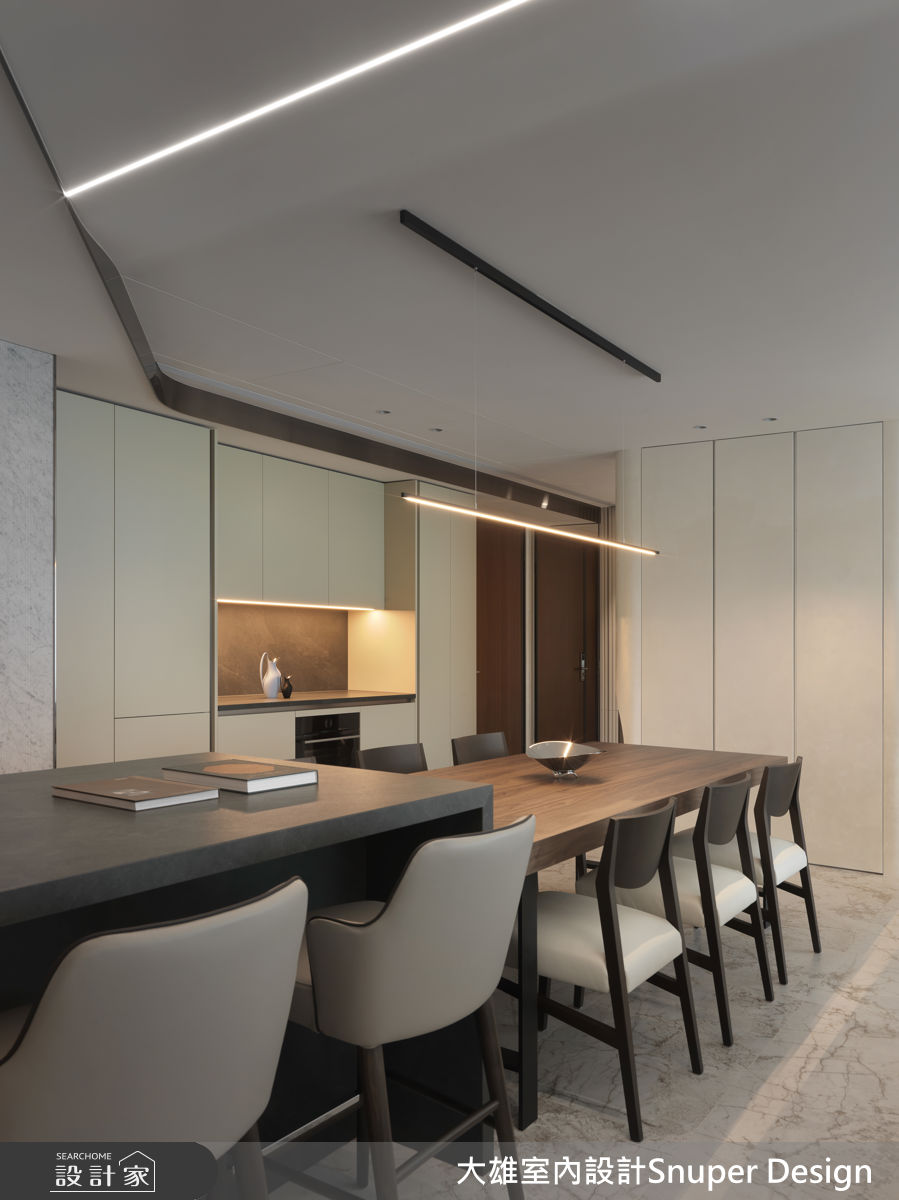 52坪毛胚屋＿現代奢華風餐廳中島案例圖片＿大雄室內設計Snuper Design＿大雄_158之16
