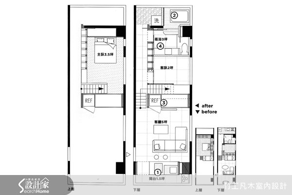 15坪＿現代風案例圖片＿竹工凡木室內設計＿竹工凡木_02之9