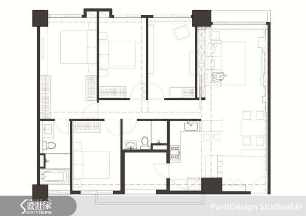 35坪＿美式風案例圖片＿PartiDesign Studio＿PartiDesign_01之8