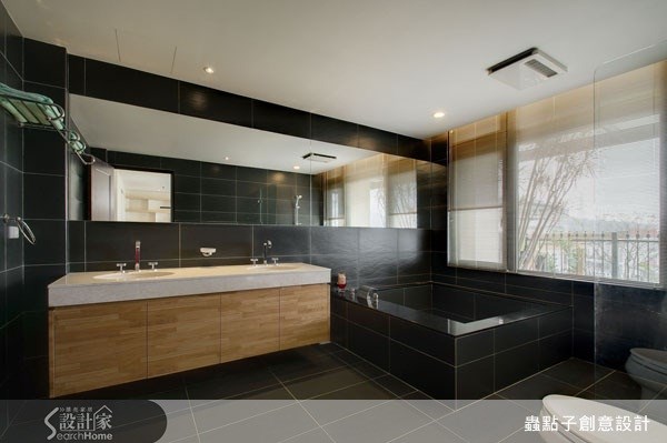 100坪新成屋(5年以下)＿現代風浴室案例圖片＿蟲點子創意設計＿蟲點子_01之11