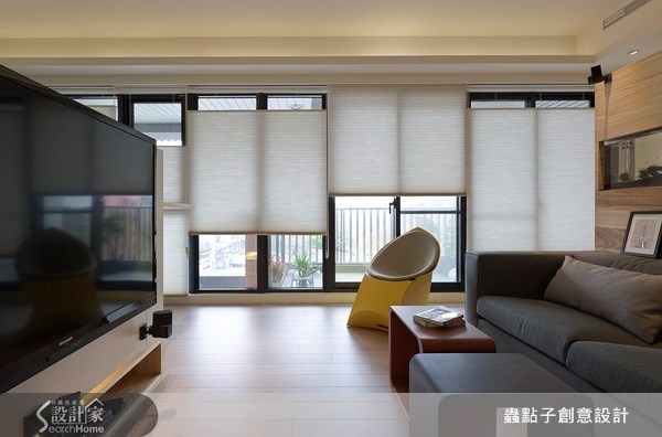 30坪新成屋(5年以下)＿簡約風客廳案例圖片＿蟲點子創意設計＿蟲點子_15之2