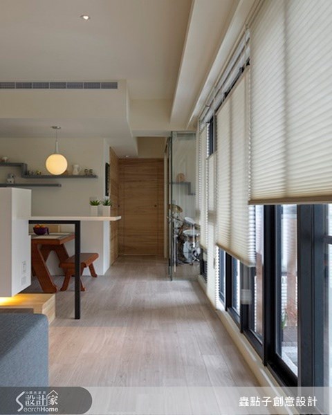 30坪新成屋(5年以下)＿簡約風走廊案例圖片＿蟲點子創意設計＿蟲點子_15之8