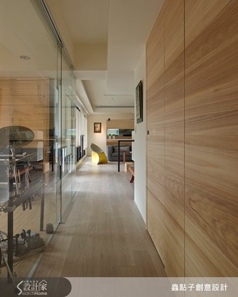 30坪新成屋(5年以下)＿簡約風走廊案例圖片＿蟲點子創意設計＿蟲點子_15之9