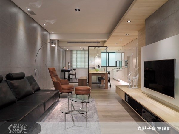 30坪老屋(16~30年)＿簡約風客廳案例圖片＿蟲點子創意設計＿蟲點子_16之1
