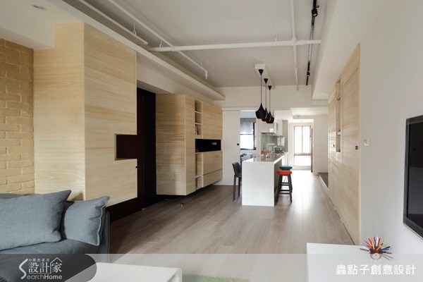 19坪新成屋(5年以下)＿簡約風客廳案例圖片＿蟲點子創意設計＿蟲點子_17之4