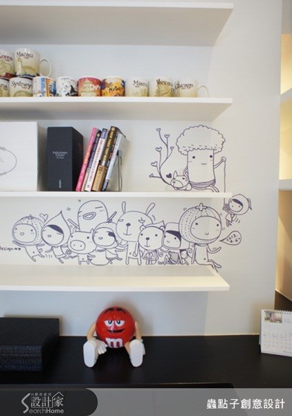 12坪新成屋(5年以下)＿簡約風書房案例圖片＿蟲點子創意設計＿蟲點子_18之12