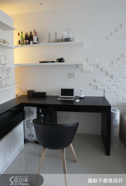12坪新成屋(5年以下)＿簡約風書房案例圖片＿蟲點子創意設計＿蟲點子_18之17