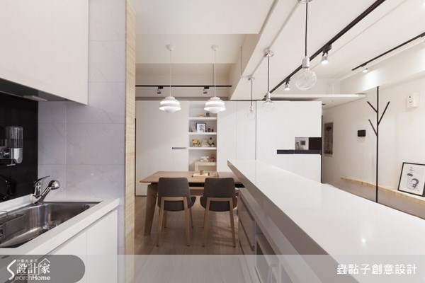 17坪新成屋(5年以下)＿簡約風廚房案例圖片＿蟲點子創意設計＿蟲點子_20之12