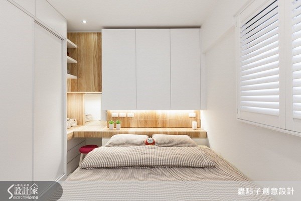 17坪新成屋(5年以下)＿北歐風臥室案例圖片＿蟲點子創意設計＿蟲點子_21之26