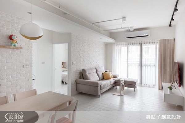 17坪新成屋(5年以下)＿北歐風客廳案例圖片＿蟲點子創意設計＿蟲點子_21之14