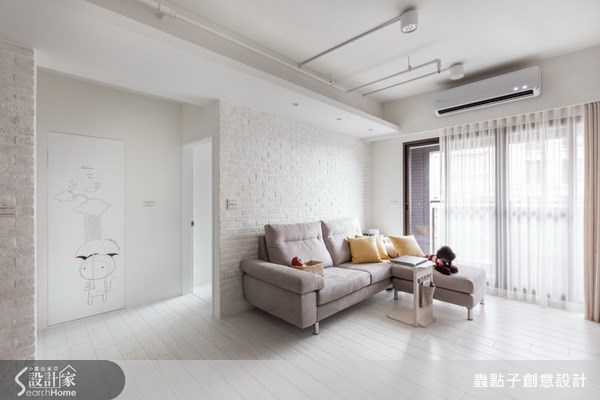 17坪新成屋(5年以下)＿北歐風客廳案例圖片＿蟲點子創意設計＿蟲點子_21之16
