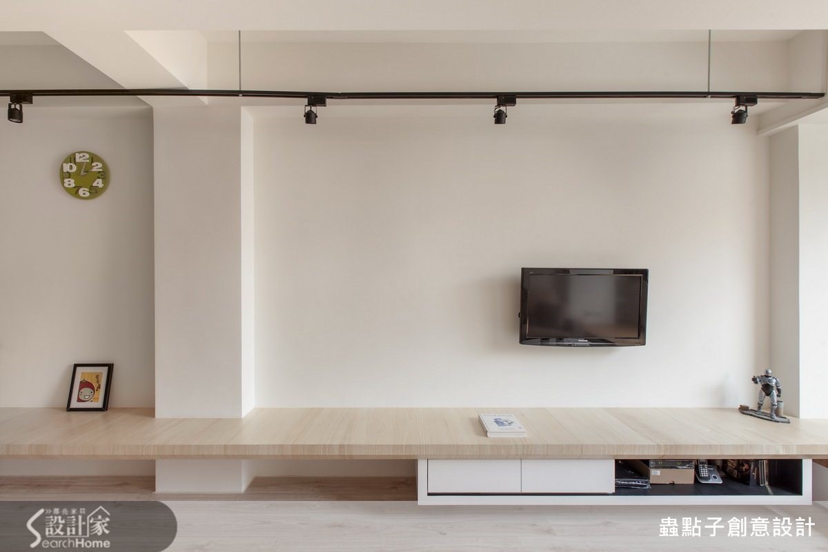 60坪中古屋(5~15年)＿簡約風客廳案例圖片＿蟲點子創意設計＿蟲點子_23之17