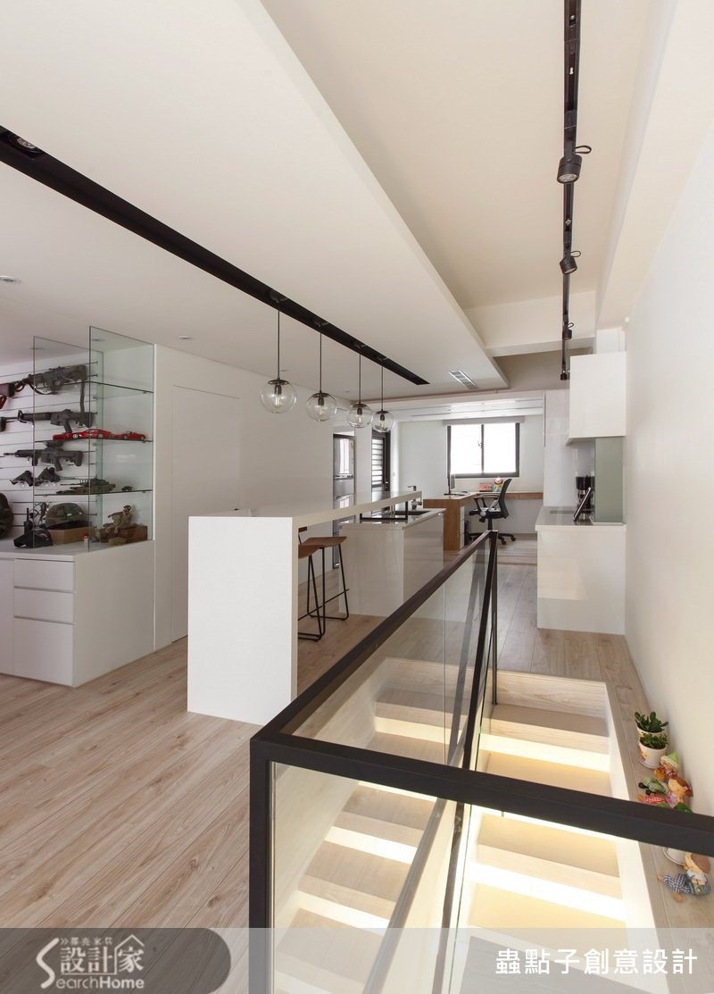 60坪中古屋(5~15年)＿簡約風樓梯案例圖片＿蟲點子創意設計＿蟲點子_23之9