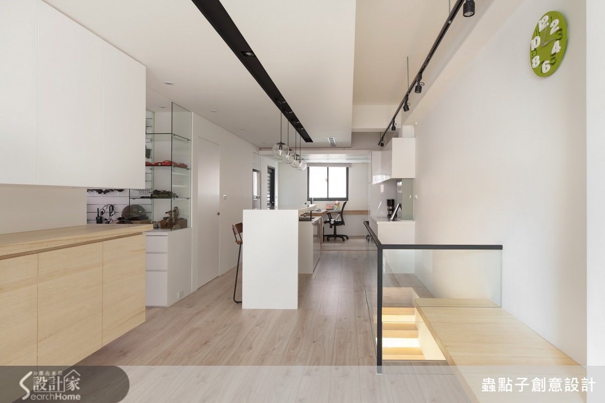 60坪中古屋(5~15年)＿簡約風樓梯案例圖片＿蟲點子創意設計＿蟲點子_23之10