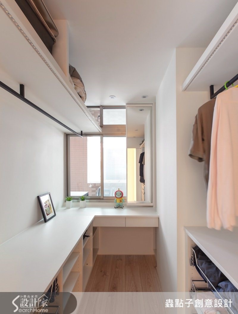 60坪中古屋(5~15年)＿簡約風更衣間案例圖片＿蟲點子創意設計＿蟲點子_23之27