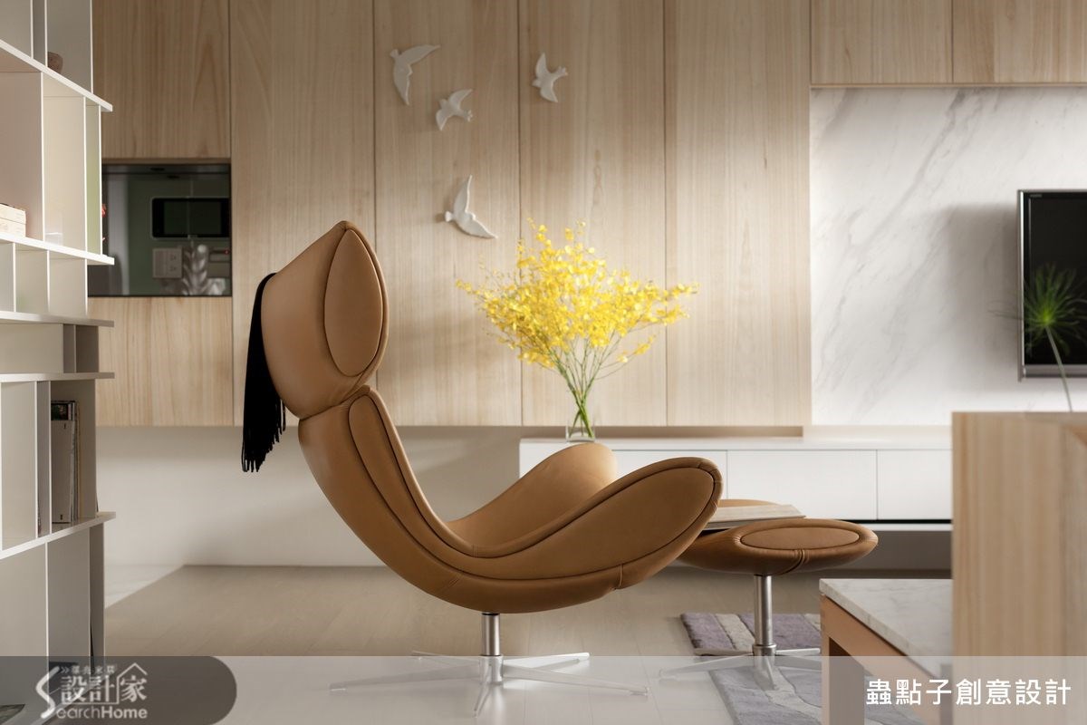 40坪新成屋(5年以下)＿簡約風客廳案例圖片＿蟲點子創意設計＿蟲點子_24之12