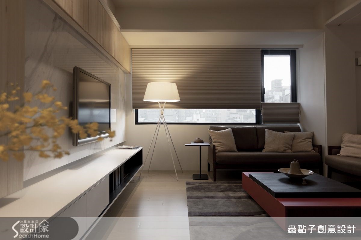 40坪新成屋(5年以下)＿簡約風客廳案例圖片＿蟲點子創意設計＿蟲點子_24之17