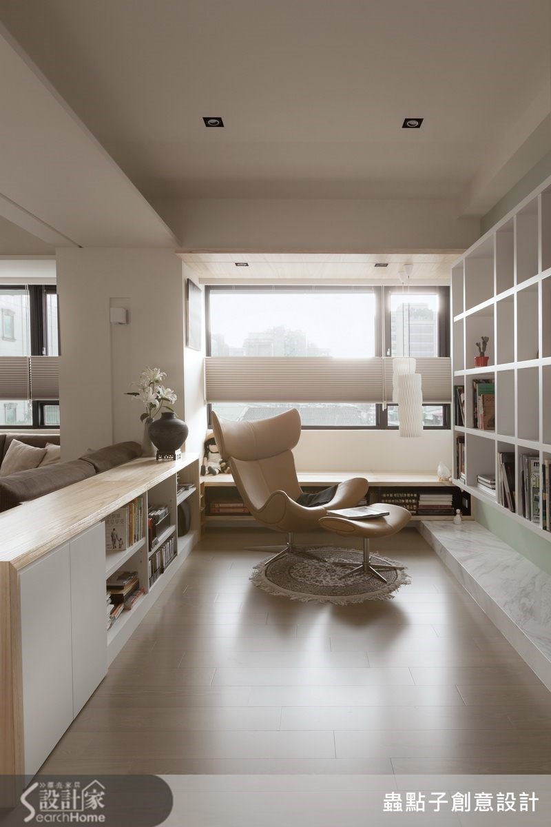 40坪新成屋(5年以下)＿簡約風客廳案例圖片＿蟲點子創意設計＿蟲點子_24之26