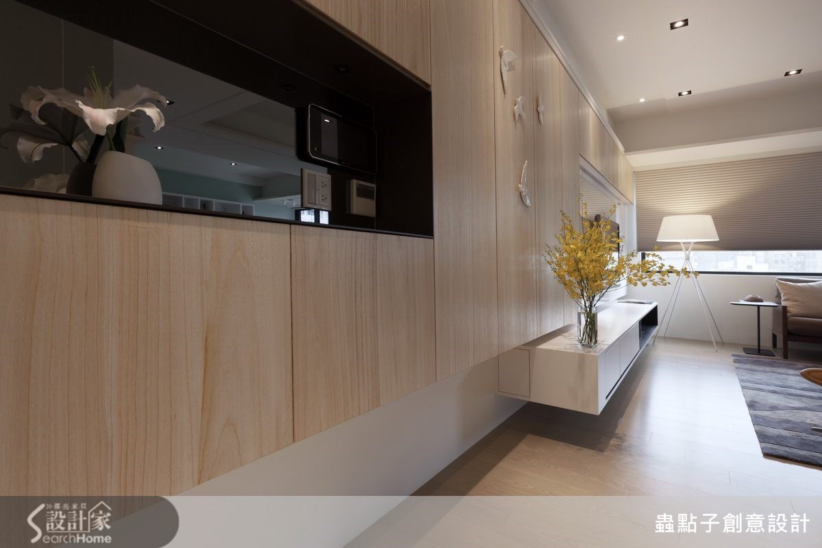 40坪新成屋(5年以下)＿簡約風客廳案例圖片＿蟲點子創意設計＿蟲點子_24之2