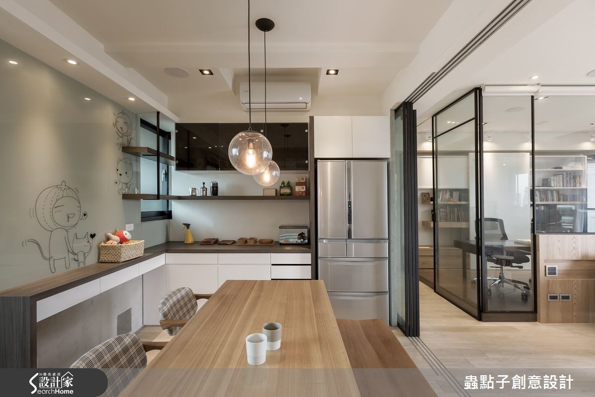 30坪新成屋(5年以下)＿簡約風餐廳案例圖片＿蟲點子創意設計＿蟲點子_26之3